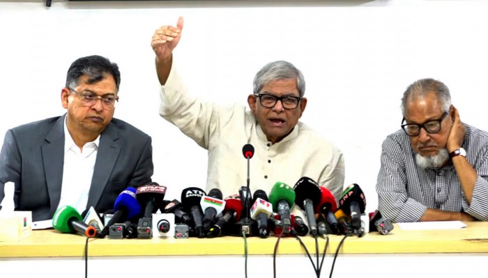 বিএনপিকে সংস্কারবিরোধী বলা পরিকল্পিত অপপ্রচার: ফখরুল বিএনপিকে সংস্কারবিরোধী বলা পরিকল্পিত অপপ্রচার: ফখরুল